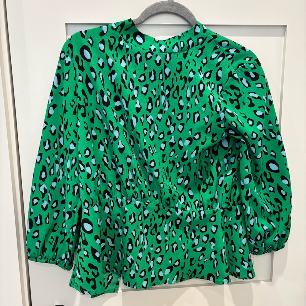 LOB Top Green Blouse